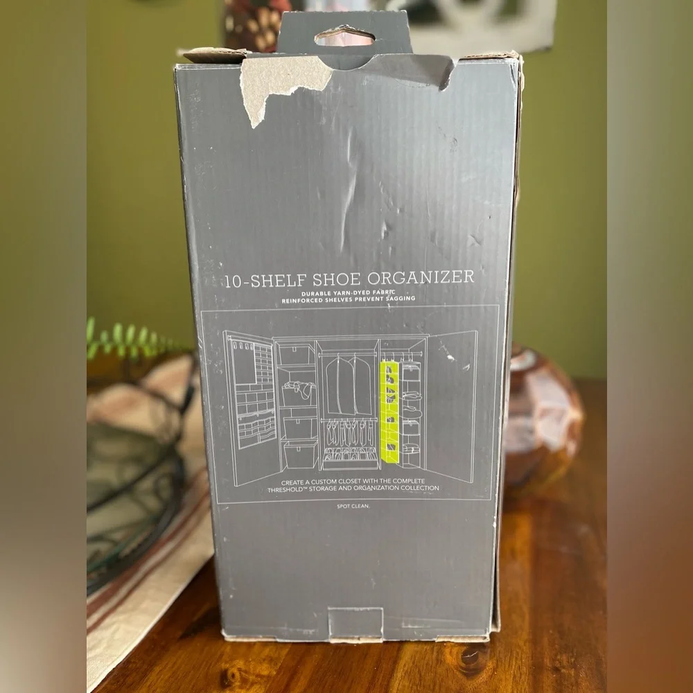 Nib Threshold 10 Shelf Shoe Organizer